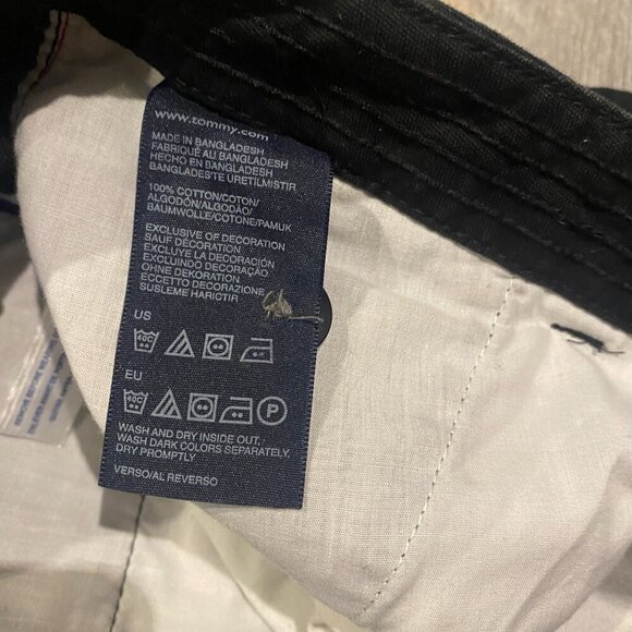 Tommy Hilfiger Black Cargo Pants Custom Fit Size 34 - Picture 5 of 10